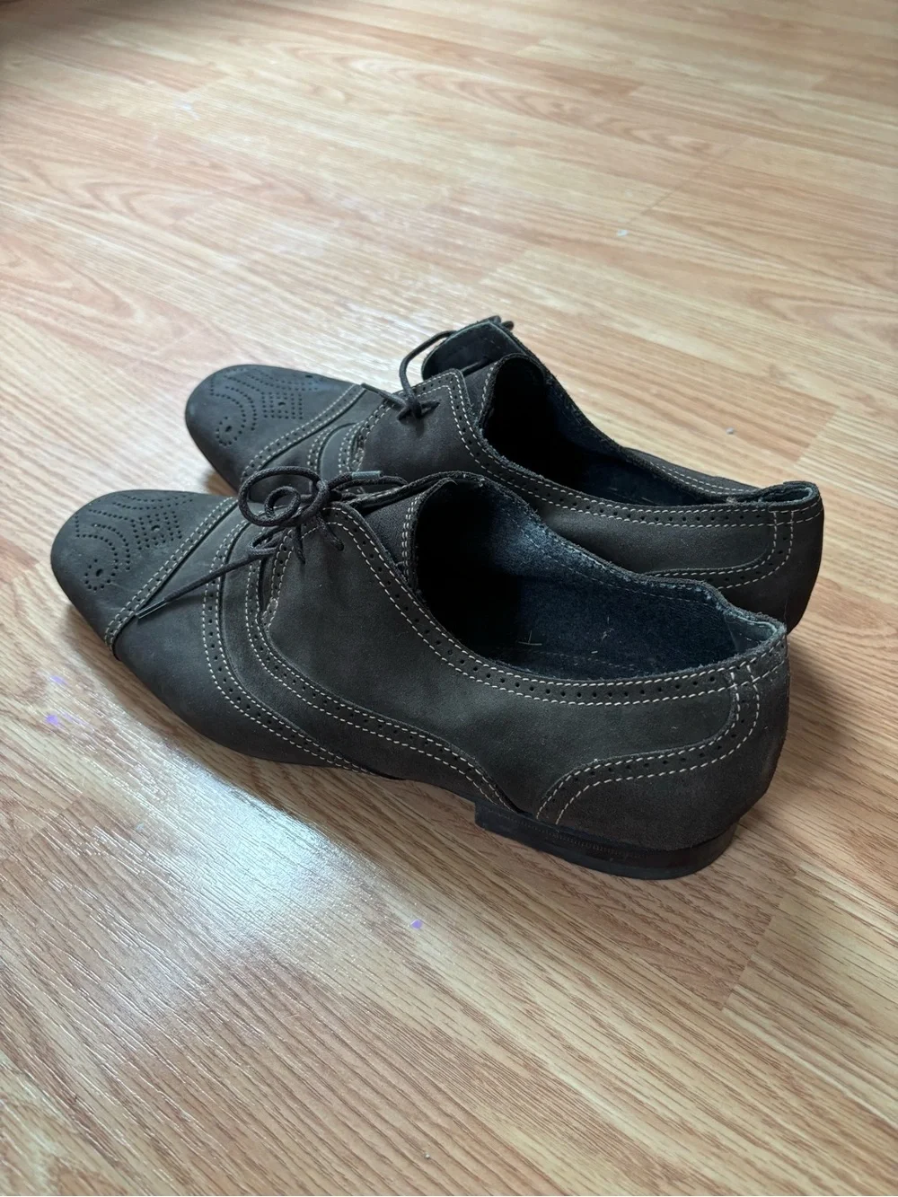 bottega veneta Italian suede dress shoes size 41